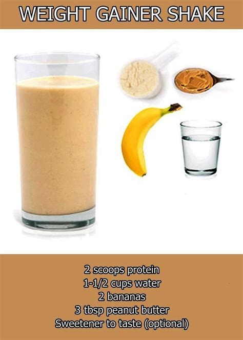 Here are 5 weight gain smoothies without protein powder. #andpeanut #protein #peanut #recipe #powder #gainer # ...