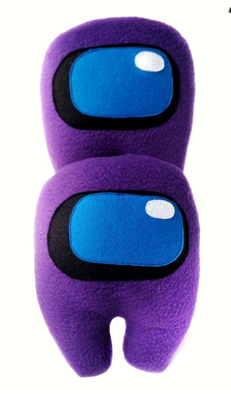 Among Us Crewmate Purple Plush Toy Soft Ts For Game Fans Etsy