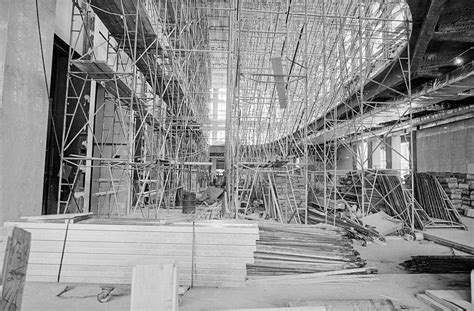 Construction Of The Lobby In The World Trade Center New