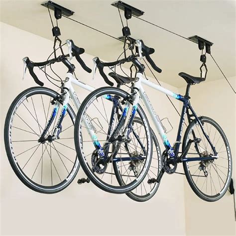Buy Ceiling Mounted Bike Lift Hoist Storage Garage