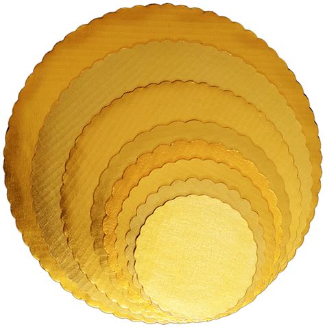 Wholesale Gold Foil Cake Circles New Method Packaging