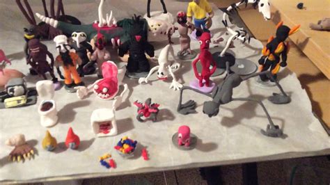 Made siren head and others. All my Trevor Henderson/scp polymer clay creations and ...