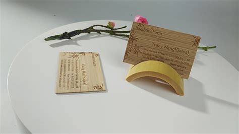 Premium cards printed on a variety of high quality paper types. Laser Engraved Bamboo Business Card - Buy Bamboo Business ...