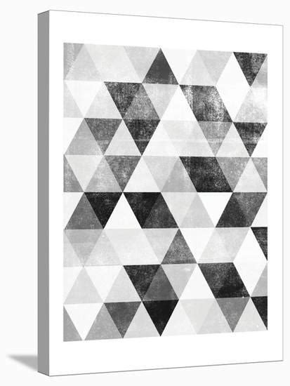 Polygon Pattern Stretched Canvas Print Brett Wilson