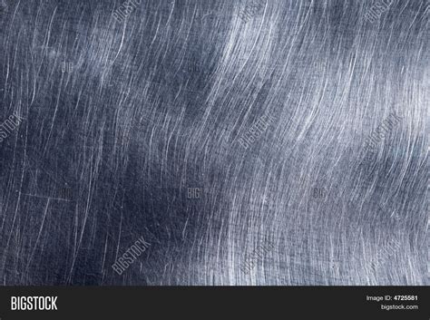 Scratched Metal Texture Gray Blue Silver Color Stock Photo And Stock