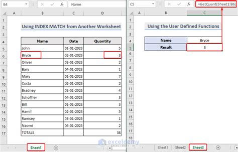 How To Use Excel Vba Index Match From Another Worksheet