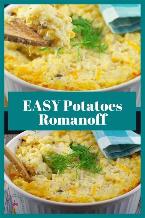 Easy Potatoes Romanoff - Food Meanderings | Recipe | Recipes, Potluck ...