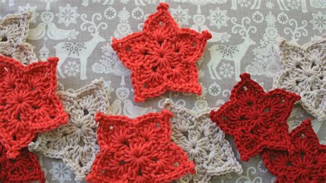 Free Crochet Star Pattern Woolnhook By Leonie Morgan