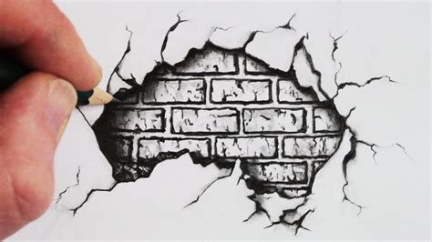 Information about brick wall drawing pencil. How to Draw a Cracked Brick Wall: Pencil Drawing - YouTube