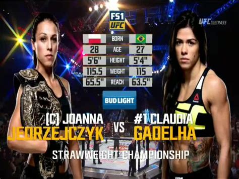 Joanna Jedrzejczyk X Claudia Gadelha Tuf 23 Finale Full Fight Part