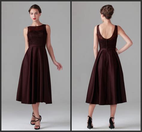 Then you'll be able to view your saved listings every time you login. Tea Length Mother of the Bride Dresses for Wedding Maroon ...