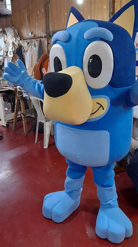 Bluey Mascot Costume Adult Complete Bluey Costume For Sale Unisex