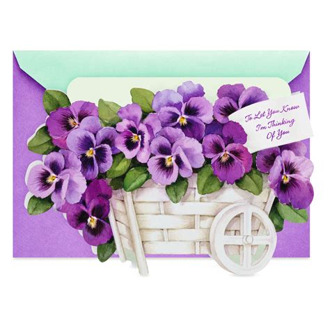 Check spelling or type a new query. Pansy Thinking of You Card - Greeting Cards - Hallmark