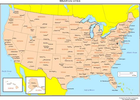 Usa States And Capitals Map Printable Us Map With Capital Cities