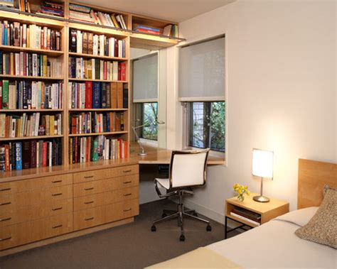 Library Bedroom Houzz