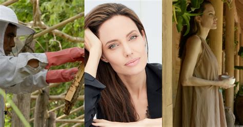 To promote the initiative for #worldbeeday , in collaboration with @natgeo, #angelinajolie wanted to do a portrait covered in. Angelina Jolie成為養蜂人的「教母」？Guerlain X UNESCO 「Women for Bees ...