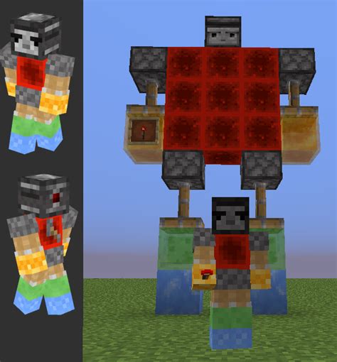 You will be able to jump automatically while holding down the forward / joystick button. Redstone Automaton skin I made : Minecraft