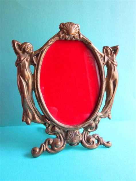 Etsy Vintage Art Deco Brass Picture Frame With Two By 5and10vintage