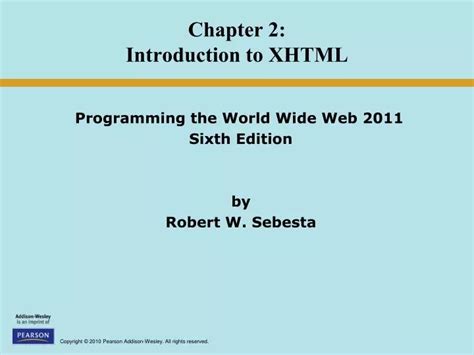 Ppt Chapter 2 Introduction To Xhtml Powerpoint Presentation Free
