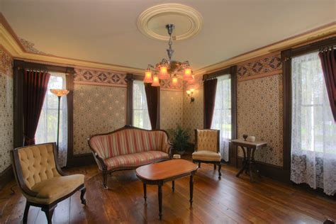 A 1850s Victorian Parlor Across The Center Hall From The Federal Parlor