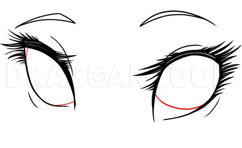 How To Draw Anime Eyes, Step by Step, Drawing Guide, by NeekoNoir