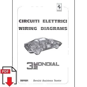 Wiring diagrams PDF | Ferrari Automobilia | Maranello Literature