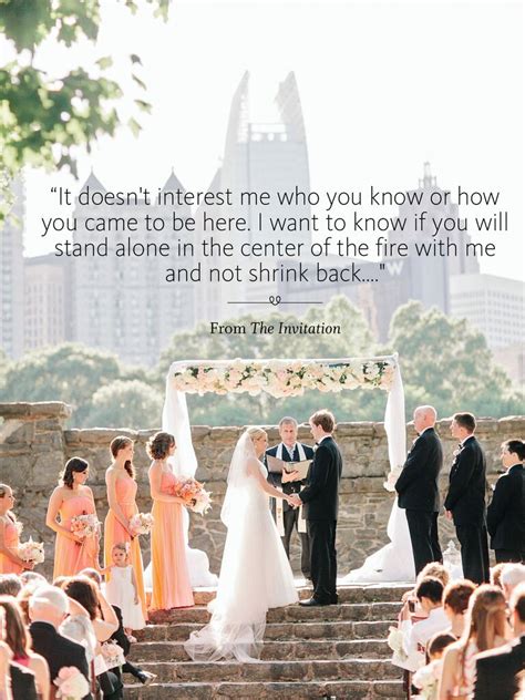 Your wedding ceremony is the most meaningful part of the wedding, when you declare your love for each other and promise to support one another. 45 Wedding Readings For Your Ceremony
