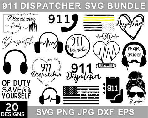 911 Dispatcher Svg Dispatcher Svg Bundle 911 Dispatcher Png