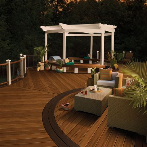 Composite decking decking lumber composites the home depot store finder. Creative Home Interior Design | Deck colors, Trex deck ...