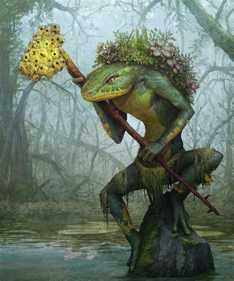 Artstation Swamp Creature Oleg Kapustin Creature Concept Art