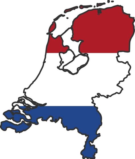 Netherlands flag map | Netherlands flag, Netherlands map, Holland flag