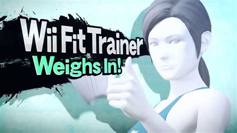 Super Smash Bros Wii Fit Trainer Reveals Trailer E3 2013 Youtube