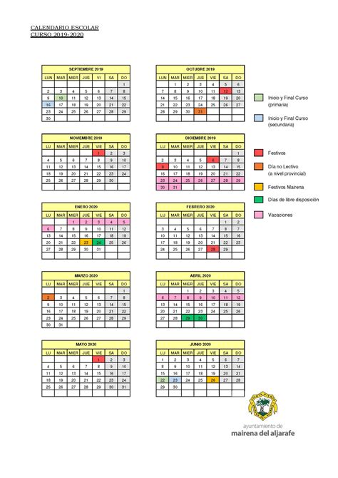 Calendarios Oficiales