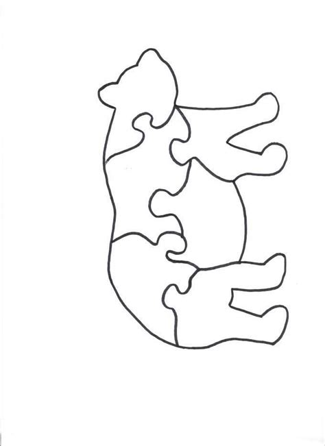 Over 50 patterns for native americans, cowboy… scroll saw puzzle patterns. Polaris the Brown Bear | Puzzle crafts, Scroll saw ...