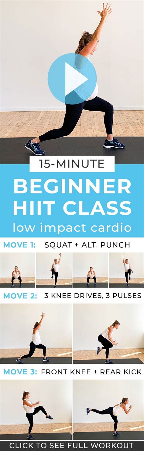 Bodyweight Workout 15 Minute Low Impact Cardio Nourish Move Love