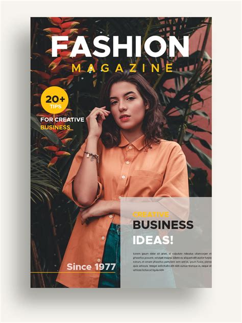 10 Magazine Cover Template Free Psd Template Business