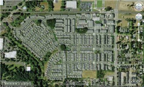 High Density Suburban Sprawl Development Outside Portland Or Clusters