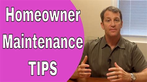 Homeowner Maintenance Tips That Can Save You Thousands Youtube