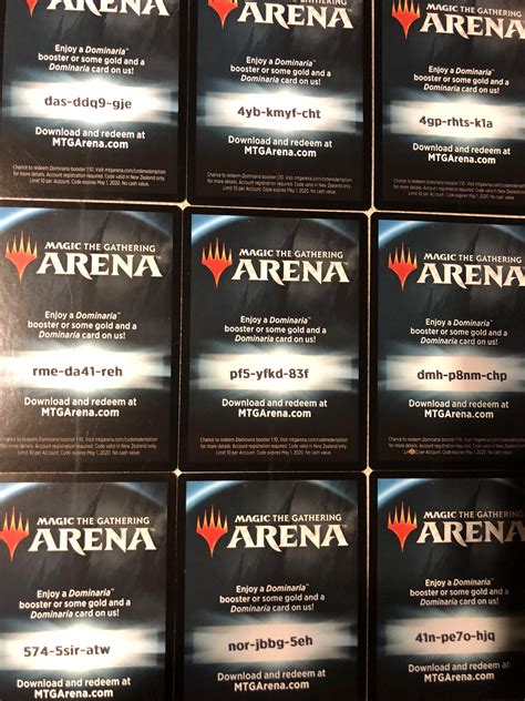 New Zealand Game Codes Give Away, Dominaria Packs : MagicArena