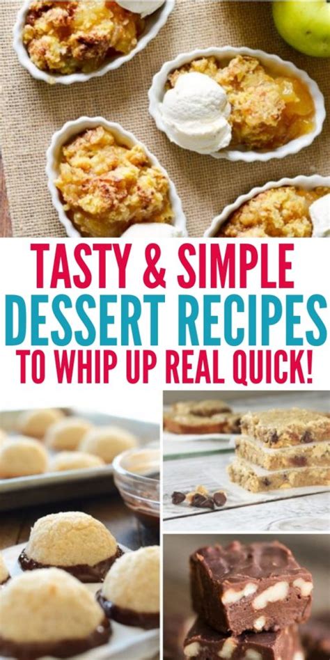 Simple Dessert Recipes To Whip Up And Enjoy In No Time