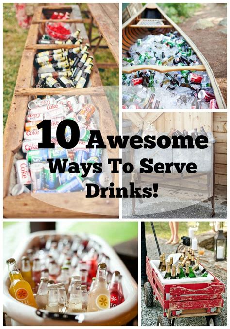 Maybe you would like to learn more about one of these? Creative Ways To Serve Drinks! - B. Lovely Events