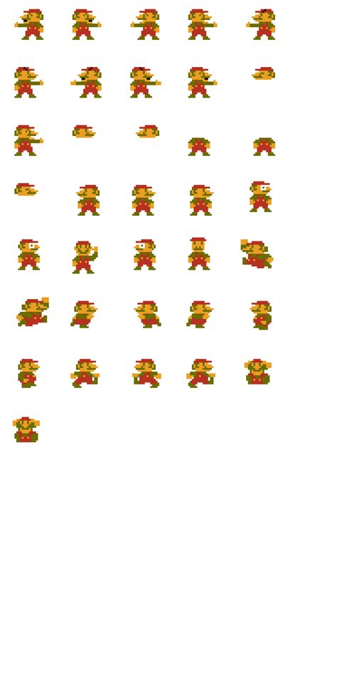 Super Mario Sprite Sheet By Aquaretrostudios On Deviantart