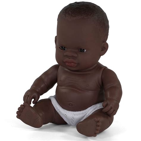 Miniland Doll African Boy 21cm Boxed Play Dolls And Acc Kids