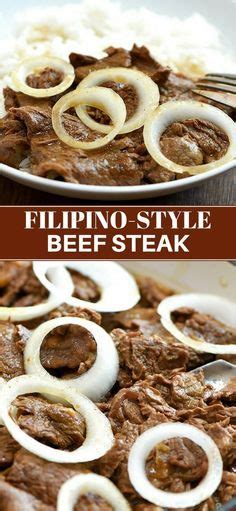 Filipino Style Beef Steak Is Hearty Tasty And Perfect With Steamed