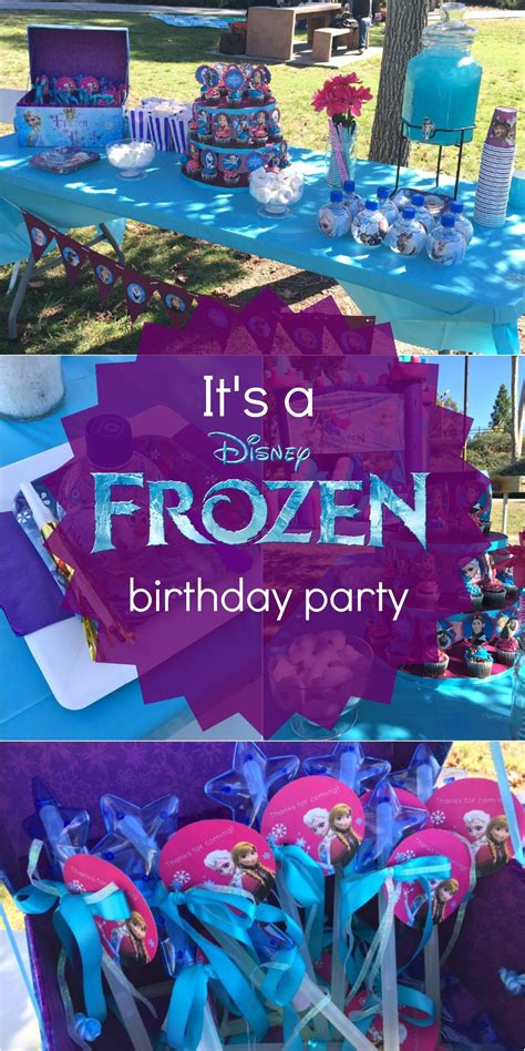 Disneys Frozen Birthday Party Ideas Pink Purple Blue And A Jumper Too