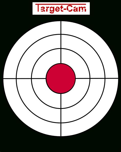 Free printable target practice sheets