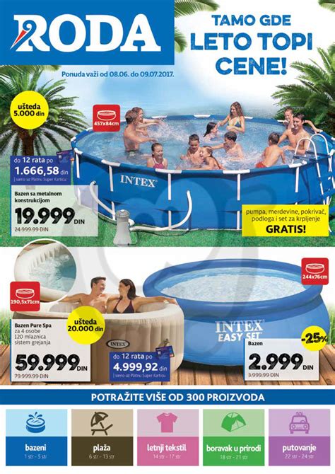 Pretplatite se sada za još ponuda od tempo u šabac. Roda Katalog Akcija Leto 08.06. - 09.07.2017. | Kuda u ...