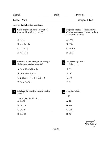 The 7th grade math worksheets developed by math worksheets land aims to help students be familiarized with the use of expressions and equations. Printable division worksheets for 7th grade