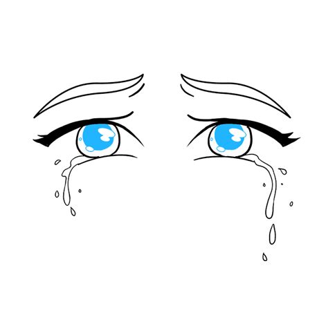How To Draw Tears Step 9 Crying Eye Drawing Cry Drawing Drawing Base