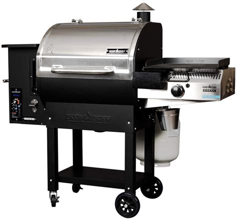 Say goodbye to the world of guesswork and hours over a bbq pit—the dlx pellet grill brings you an easy, reliable smoke, every time. Camp Chef Woodwind Pellet Grill with Sidekick Smoker ...